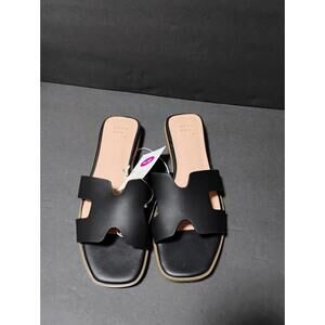 A New Day Black Ninia Easy On & Off Women's Slide Size 5.5 NWT